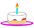 birthday cake animation