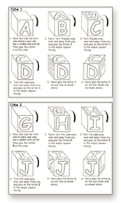 instructions for cubes 1 and 2