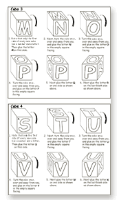instructions for cubes 3 and 4