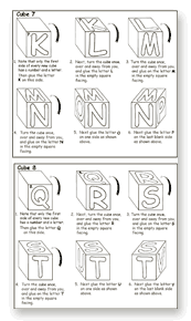 instructions for cubes 7 and 8