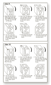 instructions for cubes 9 and 10